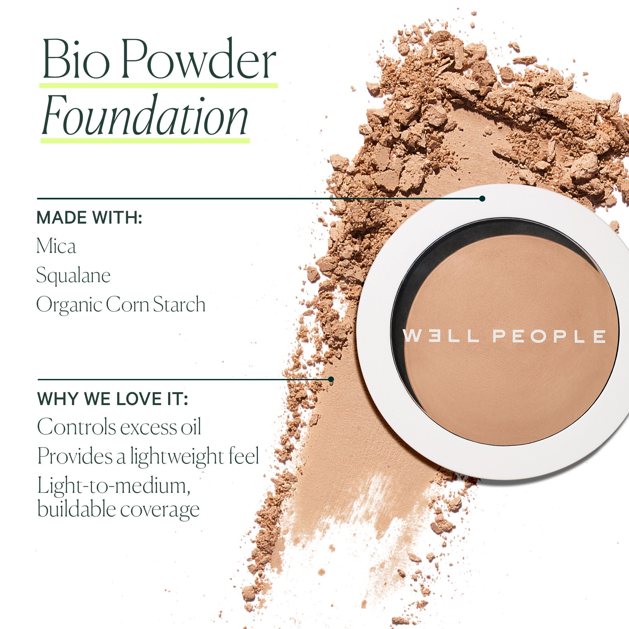 Powdery foundation best sale